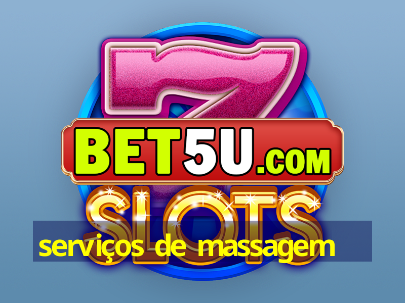 serviços de massagem